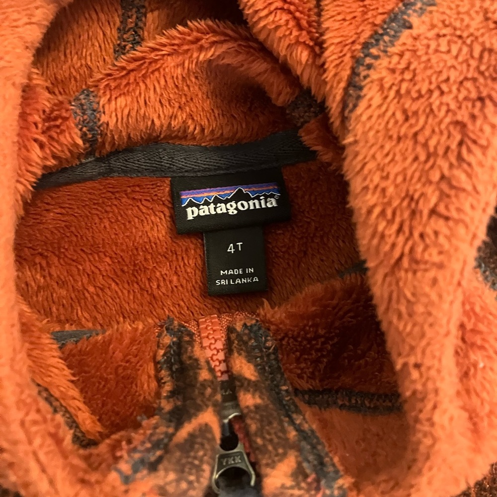 Patagonia 4T kids fleece with hood